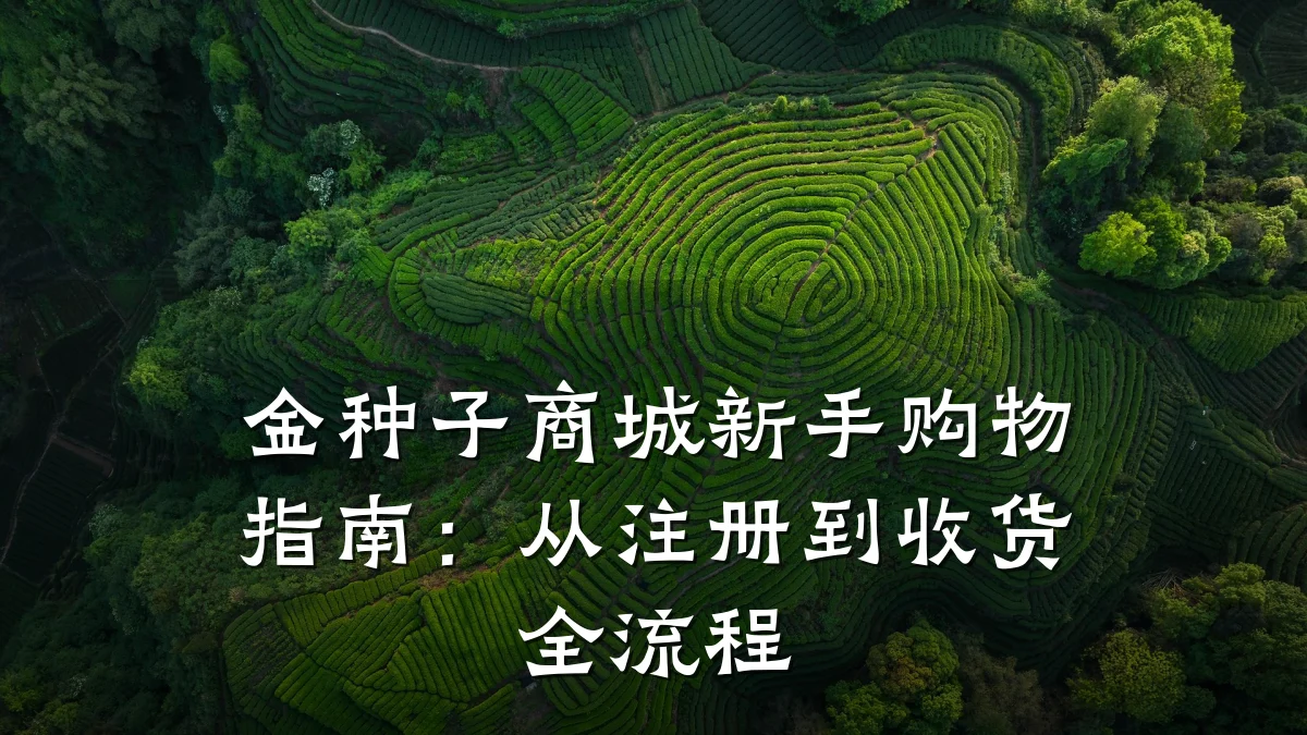 金种子商城新手购物指南:从注册到收货全流程