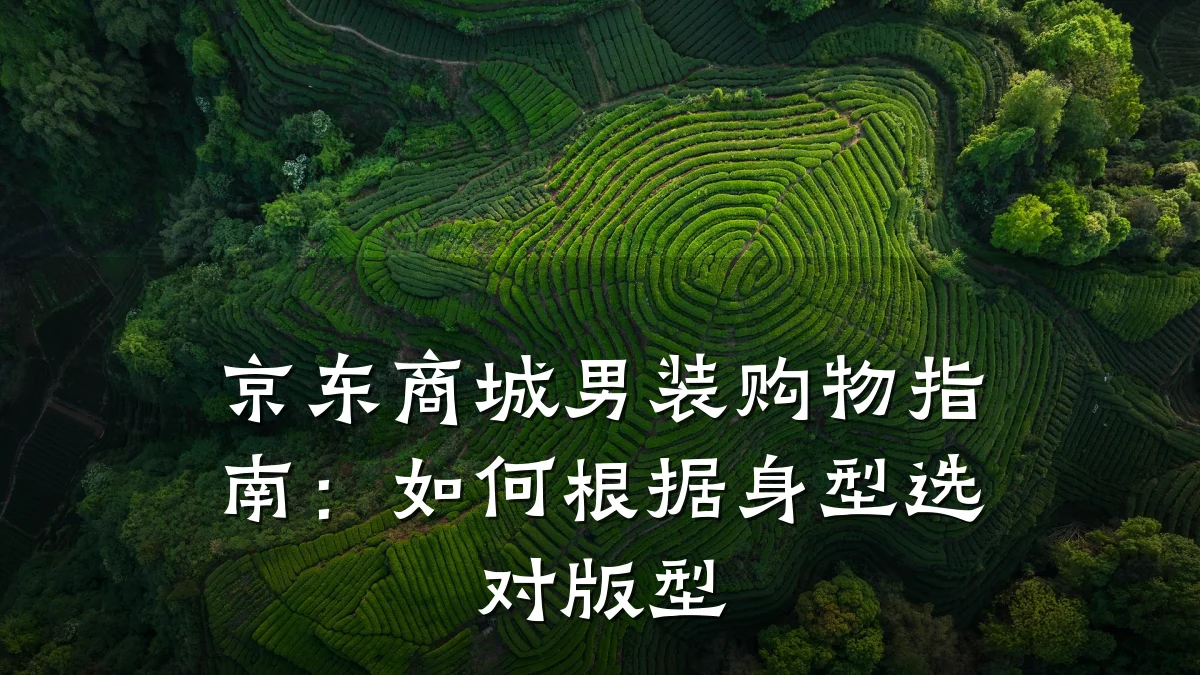 京东商城男装购物指南：如何根据身型选对版型
