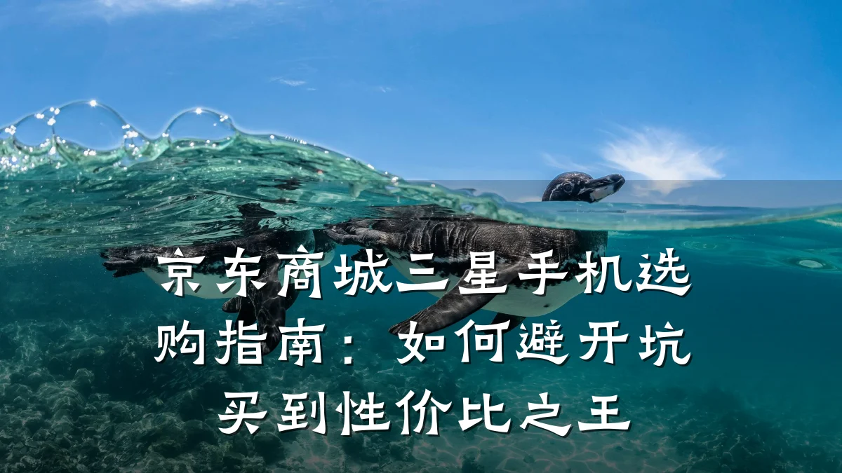 京东商城三星手机选购指南:如何避开坑买到性价比之王