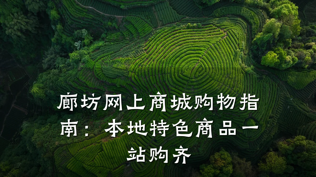 廊坊网上商城购物指南：本地特色商品一站购齐