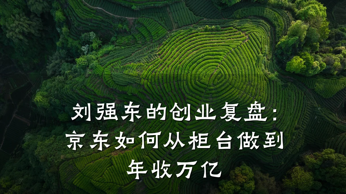 刘强东的创业复盘:京东如何从柜台做到年收万亿