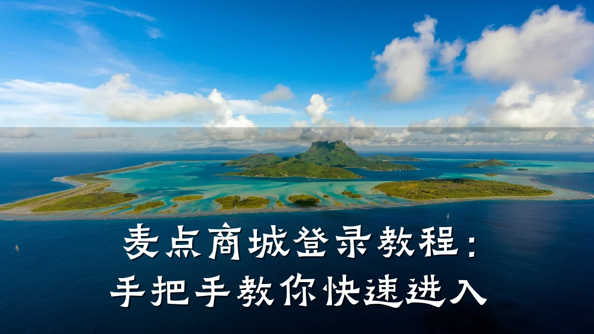 麦点商城登录教程：手把手教你快速进入