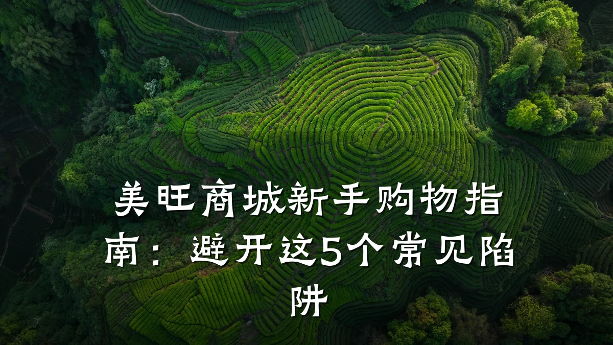 美旺商城新手购物指南:避开这5个常见陷阱
