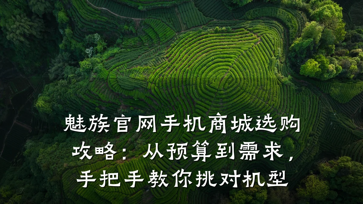 魅族官网手机商城选购攻略:从预算到需求,手把手教你挑对机型