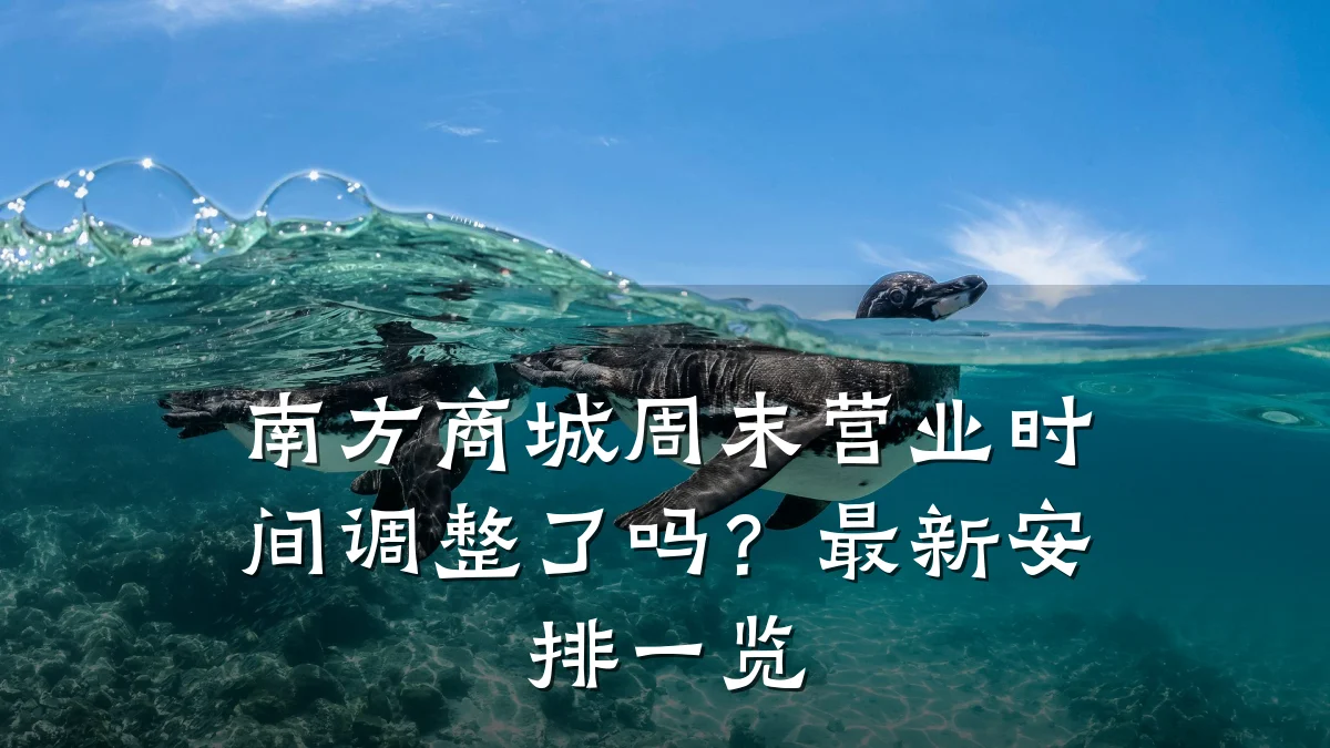 南方商城周末营业时间调整了吗？最新安排一览