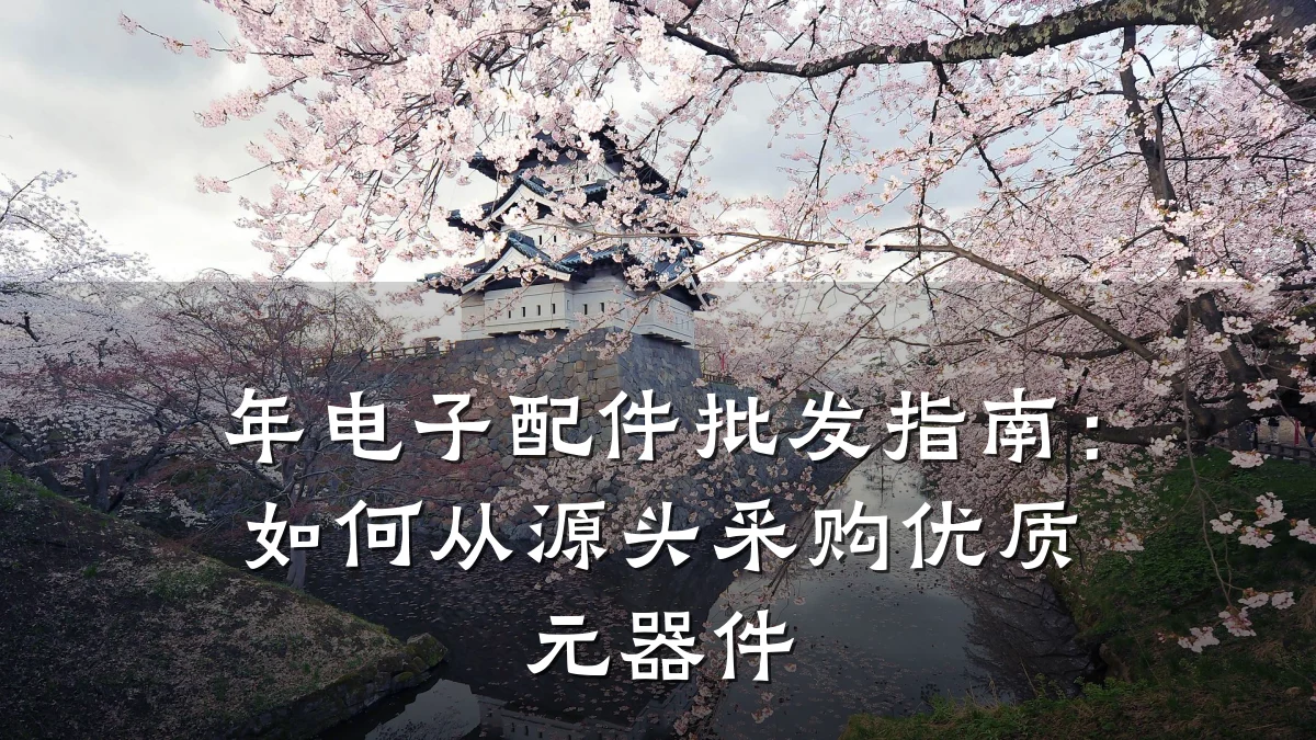年电子配件批发指南：如何从源头采购优质元器件