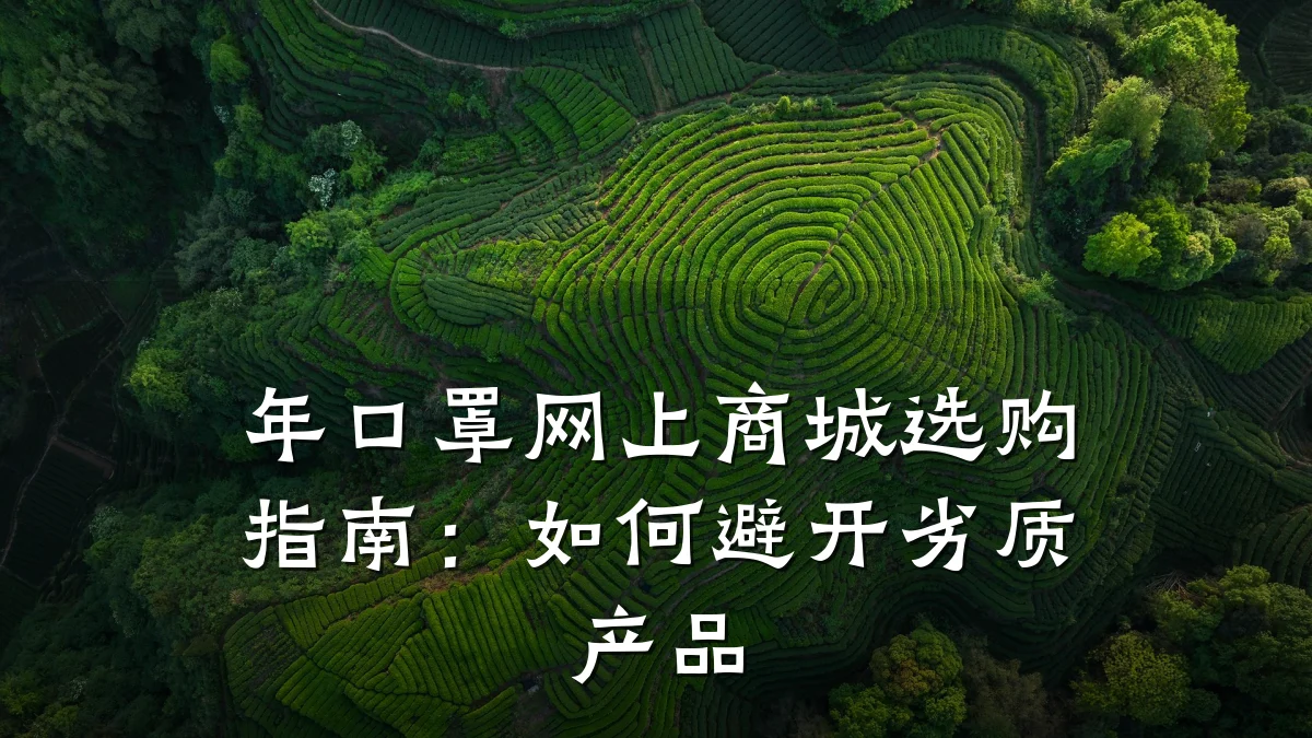 年口罩网上商城选购指南:如何避开劣质产品