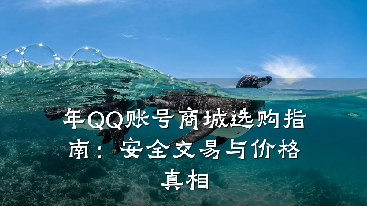 年QQ账号商城选购指南：安全交易与价格真相