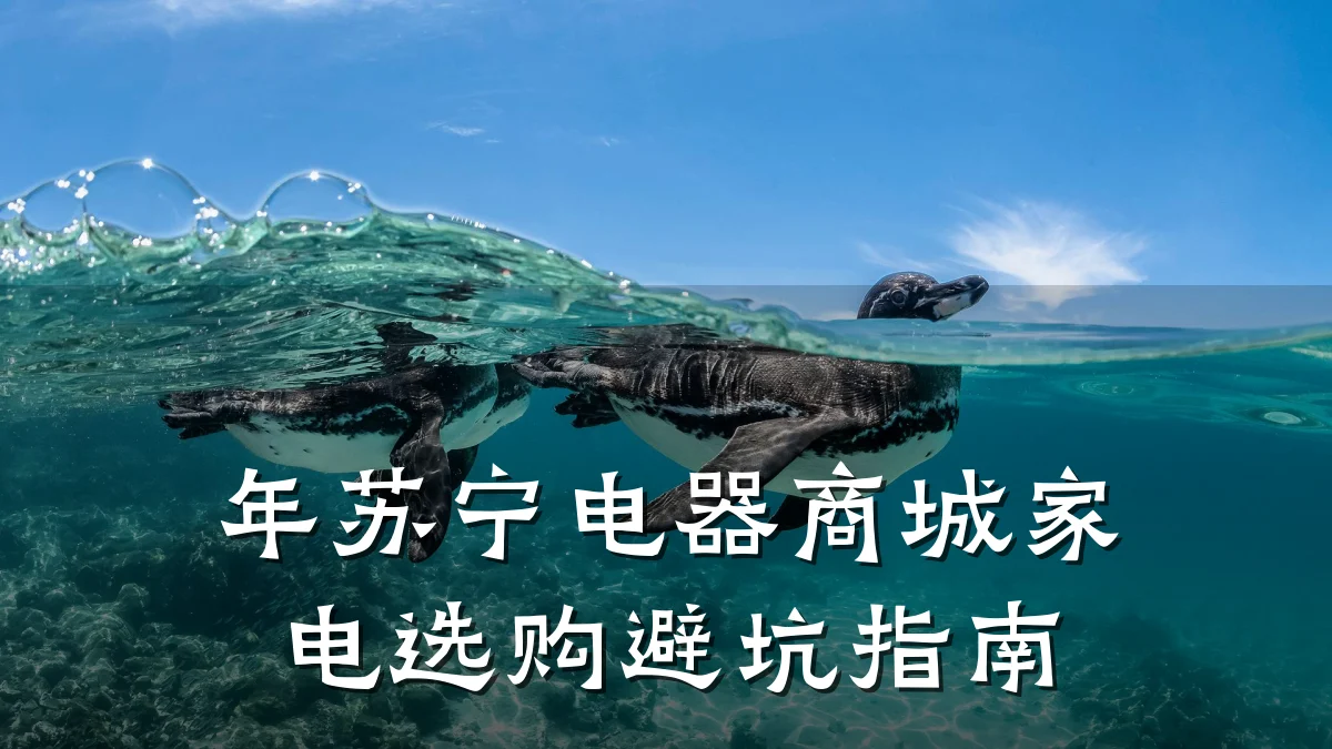 年苏宁电器商城家电选购避坑指南