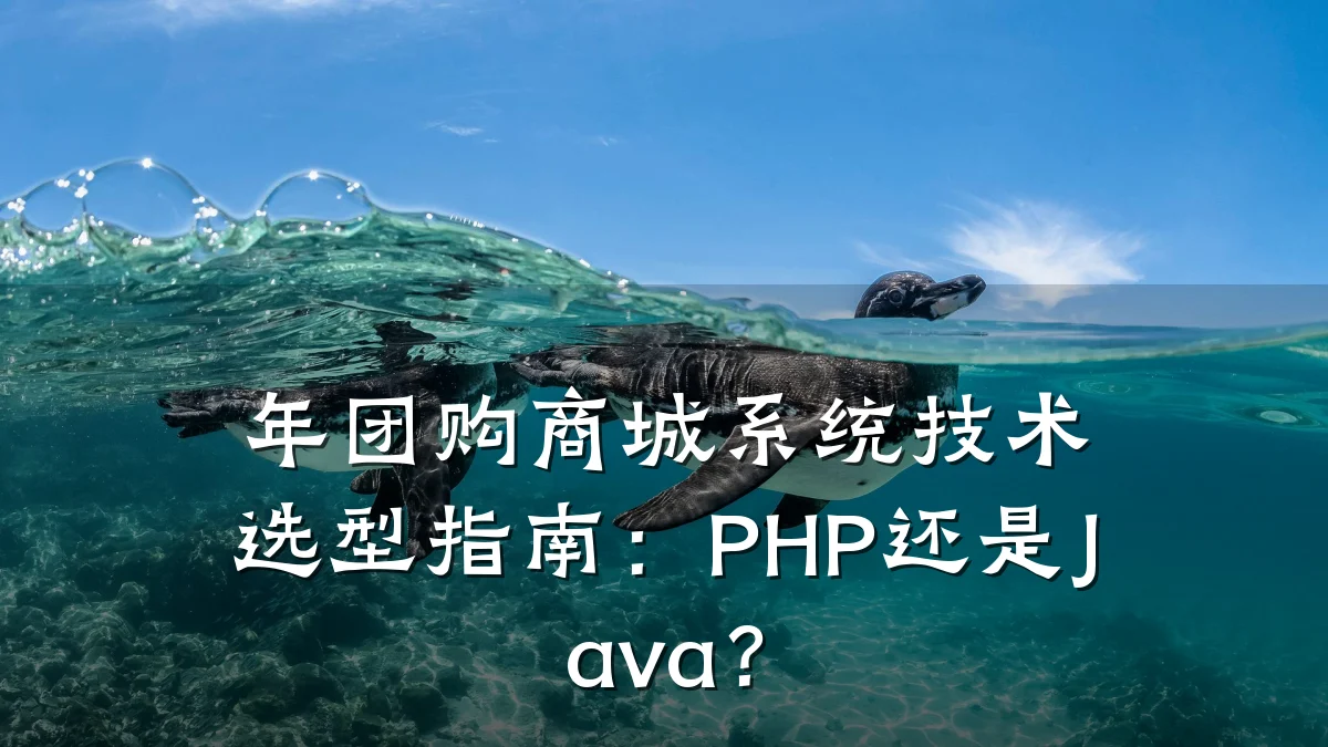 年团购商城系统技术选型指南：PHP还是Java？