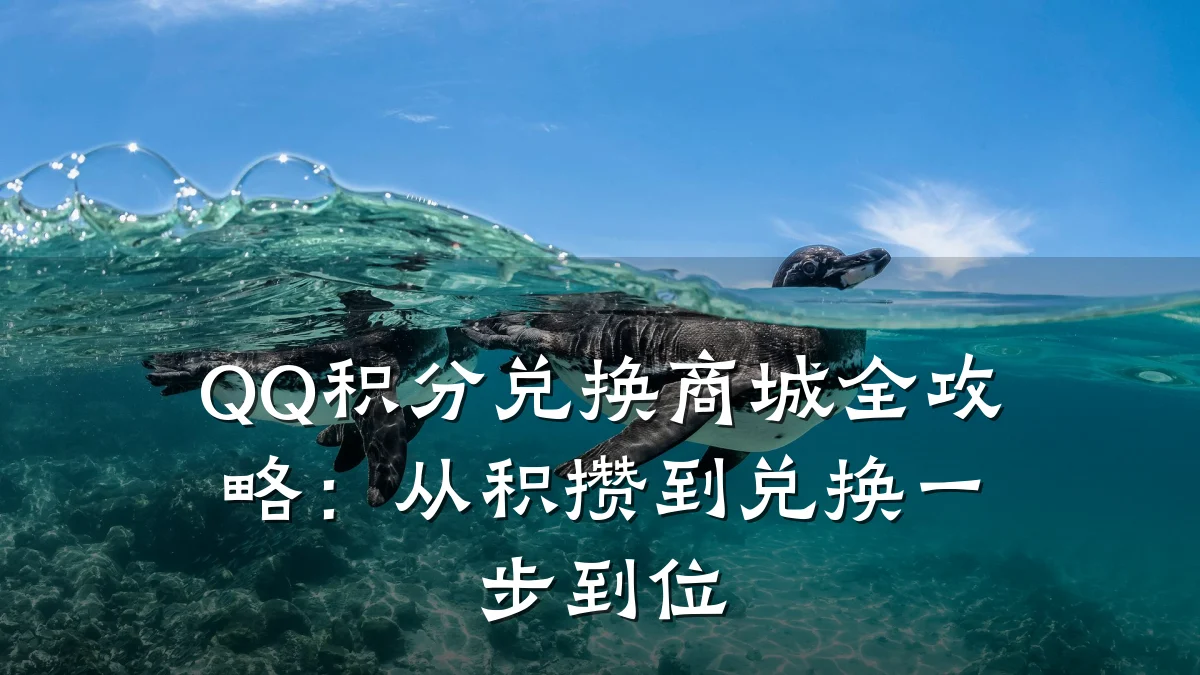 QQ积分兑换商城全攻略：从积攒到兑换一步到位