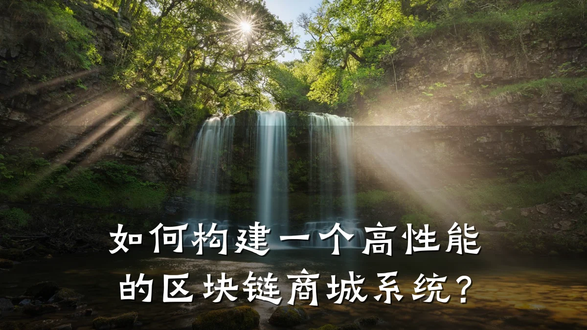 如何构建一个高性能的区块链商城系统?