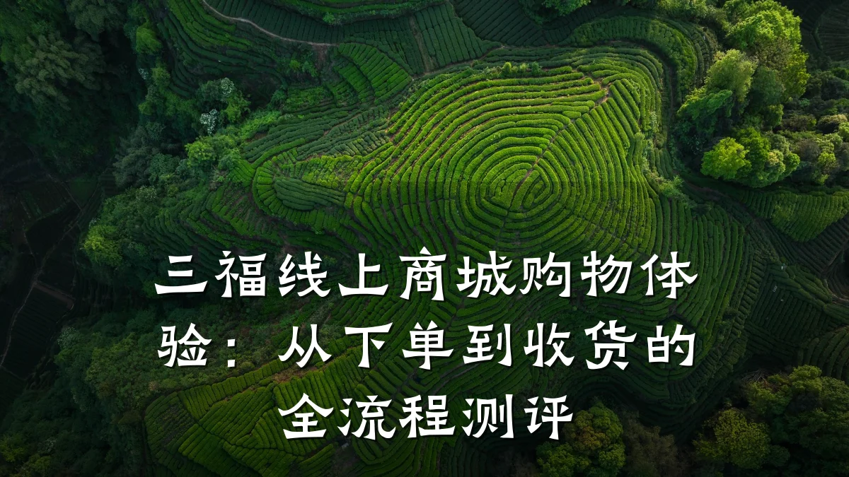 三福线上商城购物体验：从下单到收货的全流程测评