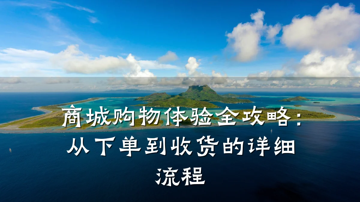 商城购物体验全攻略:从下单到收货的详细流程