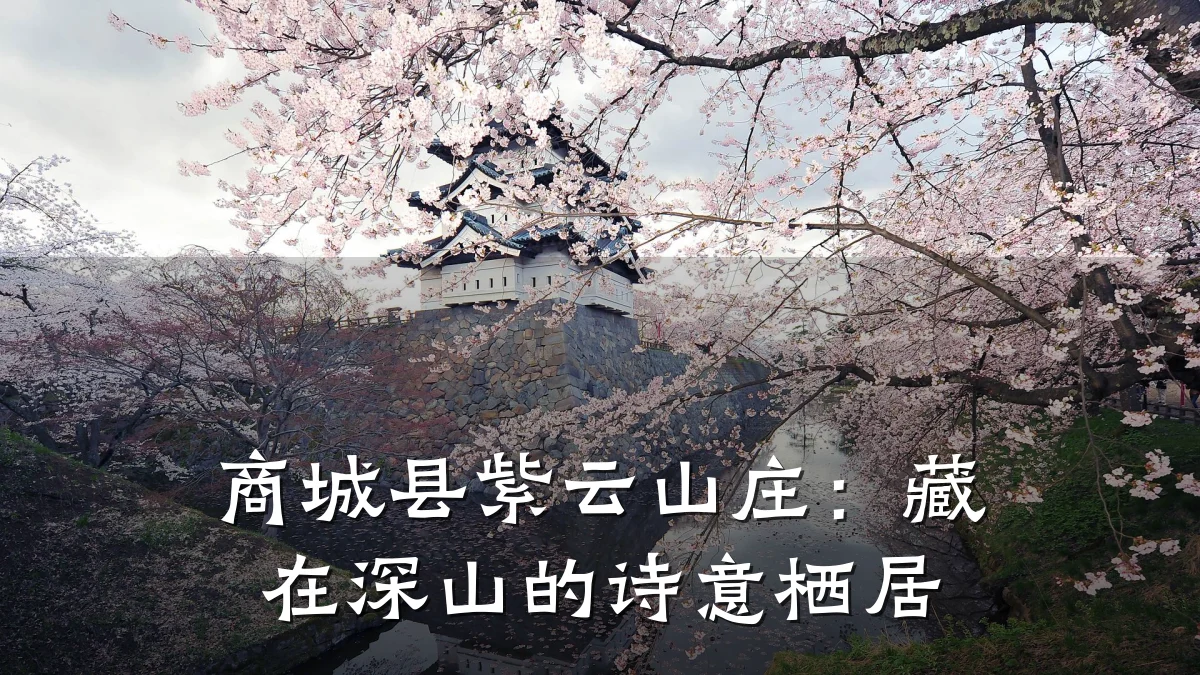 商城县紫云山庄:藏在深山的诗意栖居