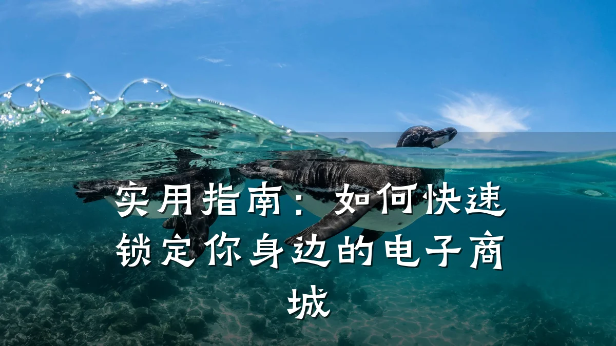 实用指南：如何快速锁定你身边的电子商城
