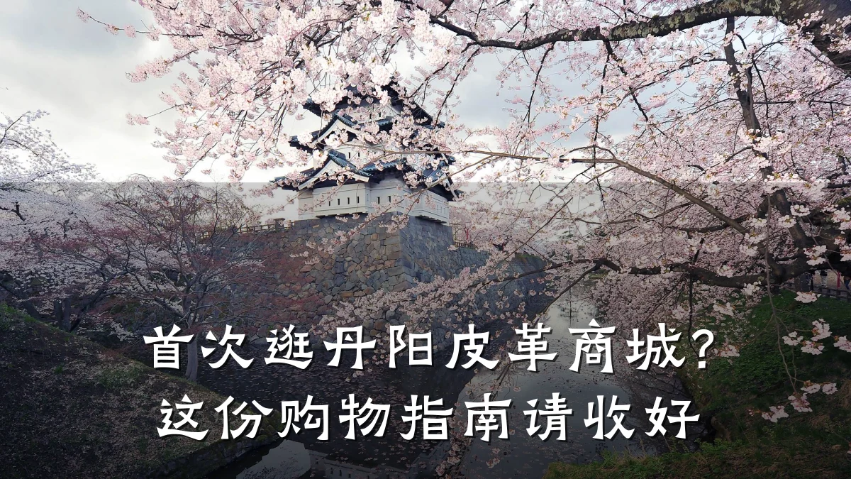 首次逛丹阳皮革商城？这份购物指南请收好