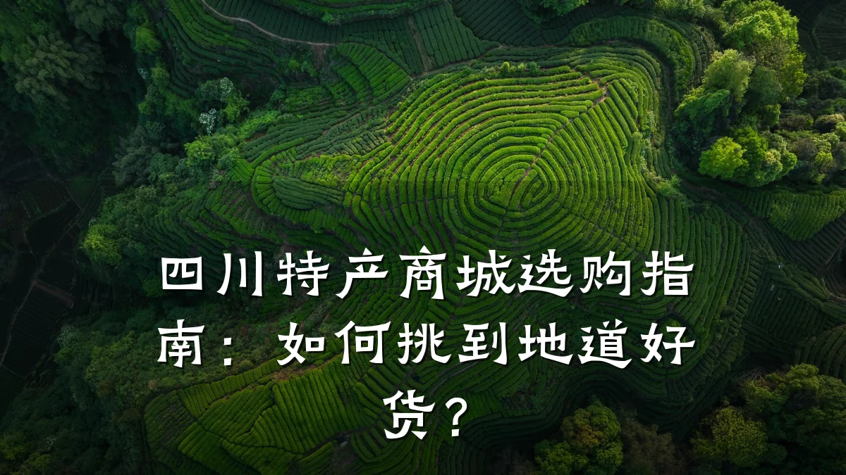 四川特产商城选购指南：如何挑到地道好货？