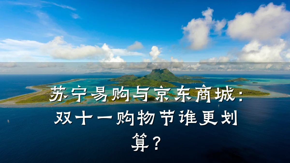 苏宁易购与京东商城:双十一购物节谁更划算?