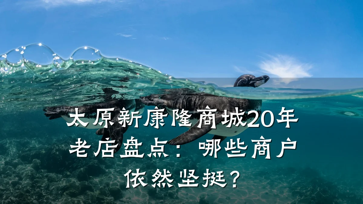 太原新康隆商城20年老店盘点：哪些商户依然坚挺？