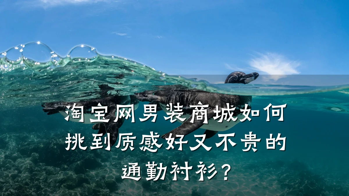 淘宝网男装商城如何挑到质感好又不贵的通勤衬衫？