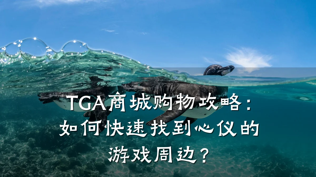 TGA商城购物攻略：如何快速找到心仪的游戏周边？