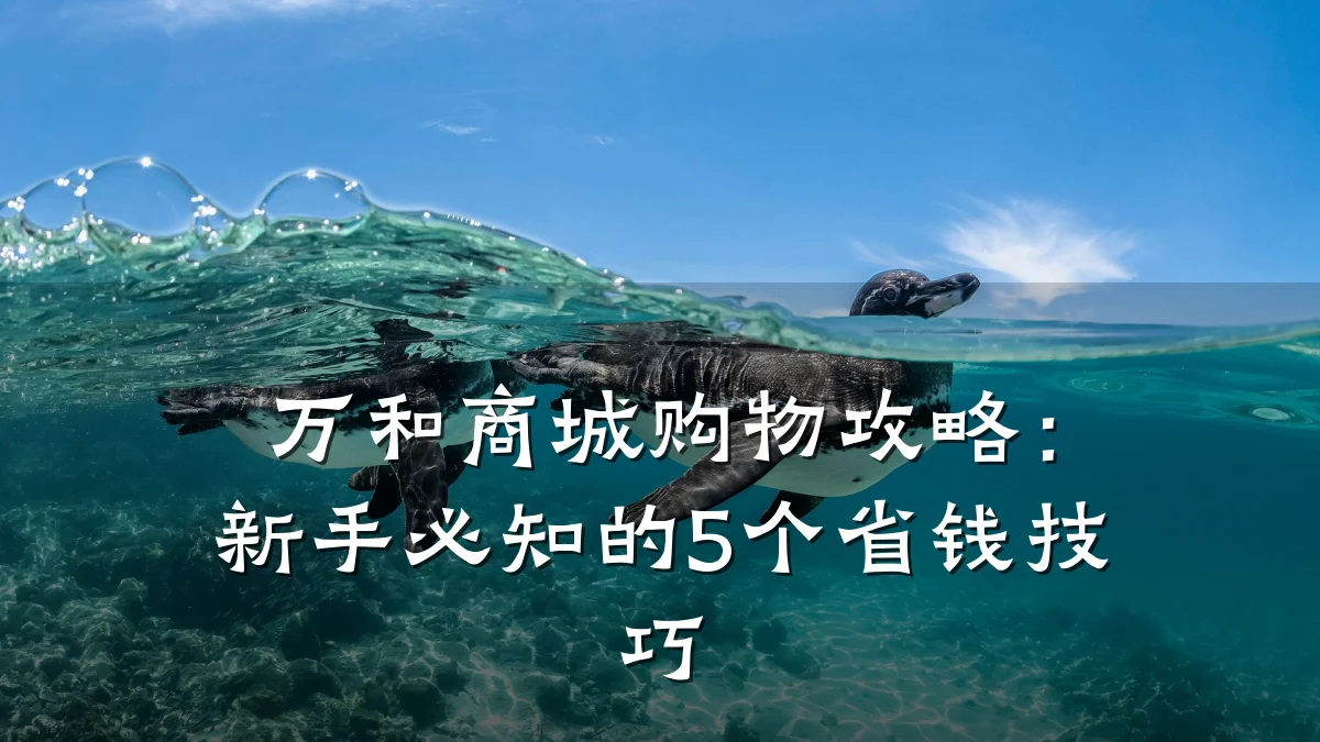 万和商城购物攻略:新手必知的5个省钱技巧