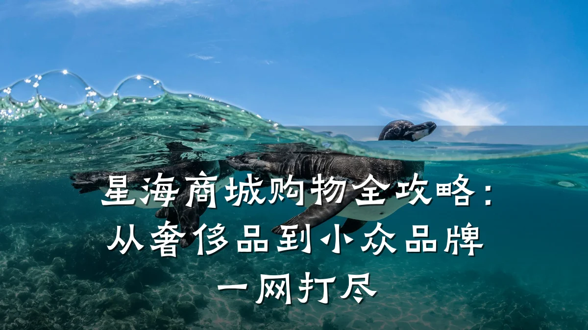 星海商城购物全攻略：从奢侈品到小众品牌一网打尽
