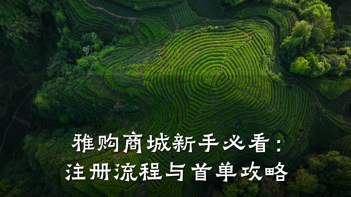 雅购商城新手必看:注册流程与首单攻略