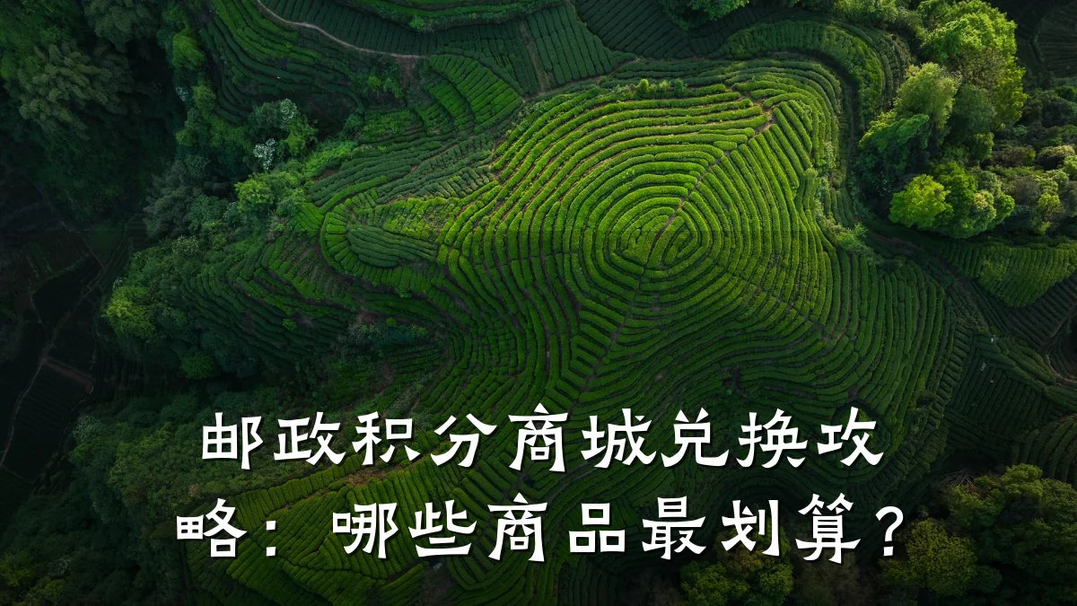 邮政积分商城兑换攻略:哪些商品最划算?