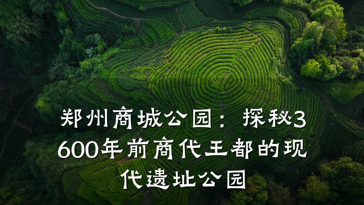 郑州商城公园:探秘3600年前商代王都的现代遗址公园