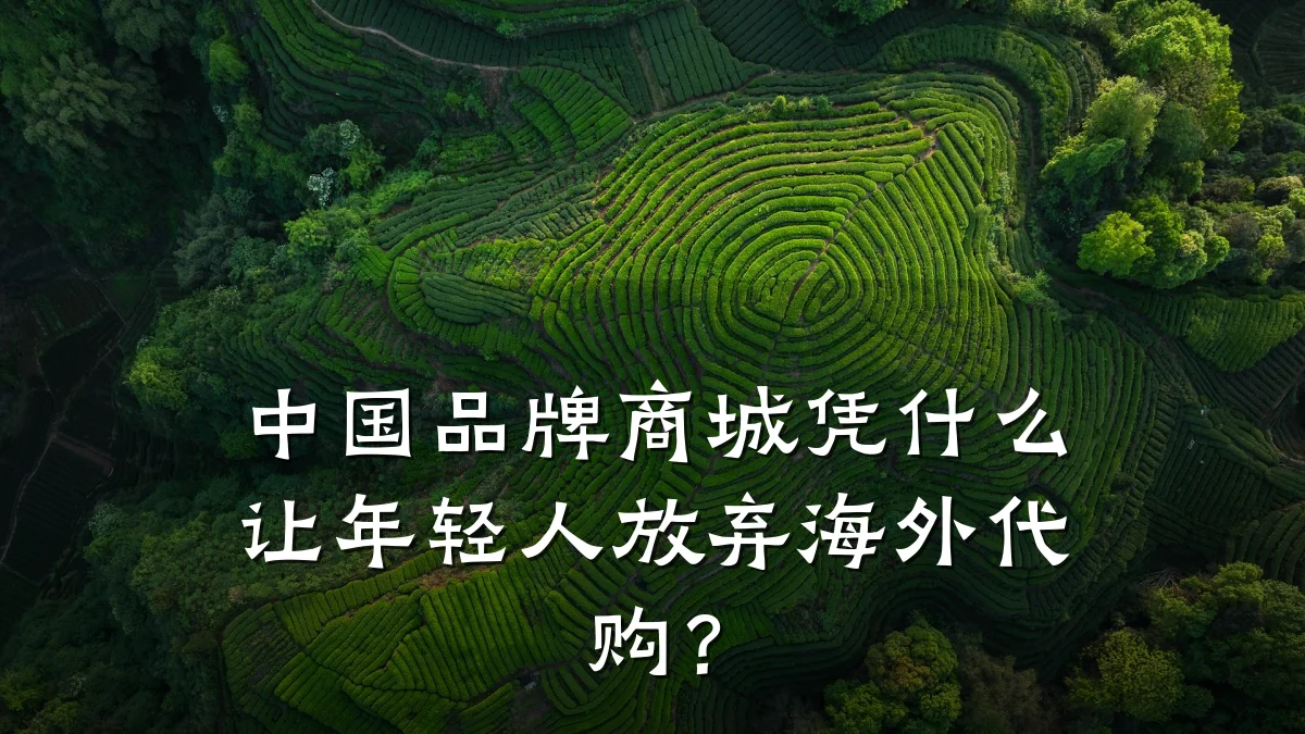 中国品牌商城凭什么让年轻人放弃海外代购?