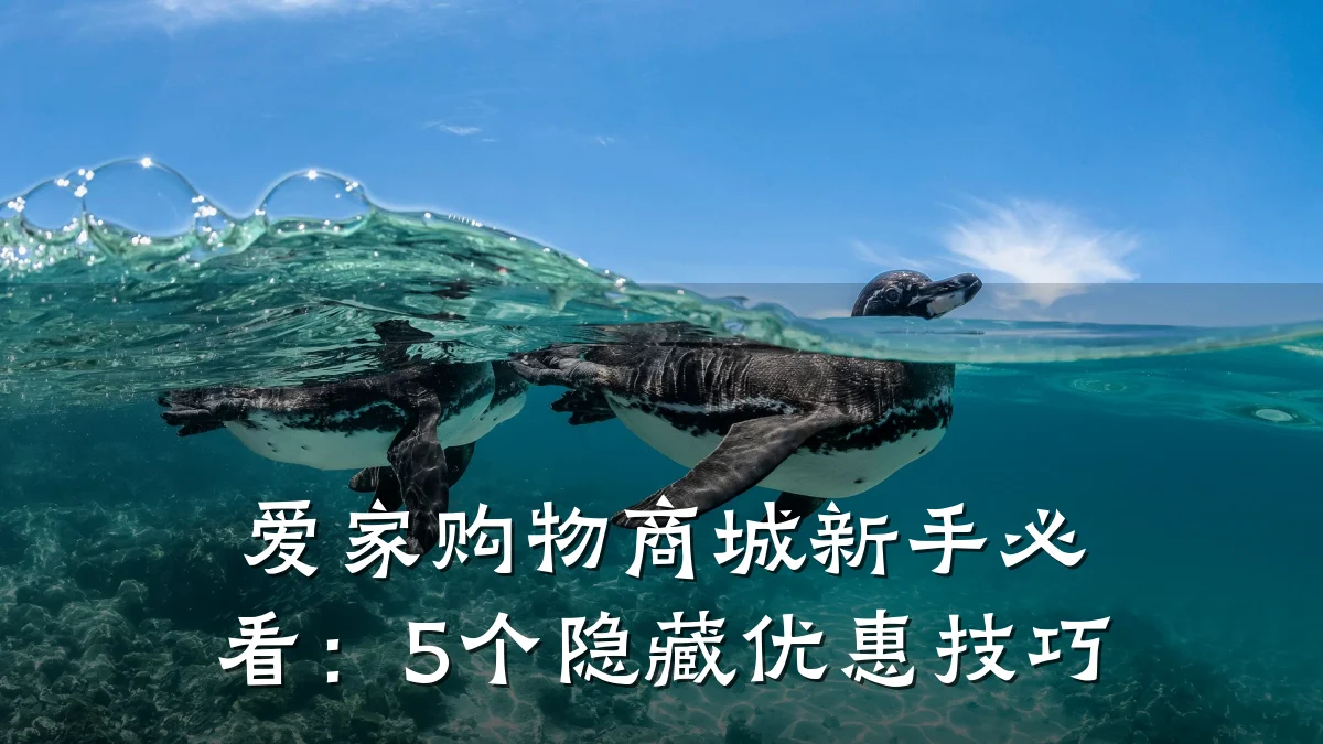 爱家购物商城新手必看：5个隐藏优惠技巧