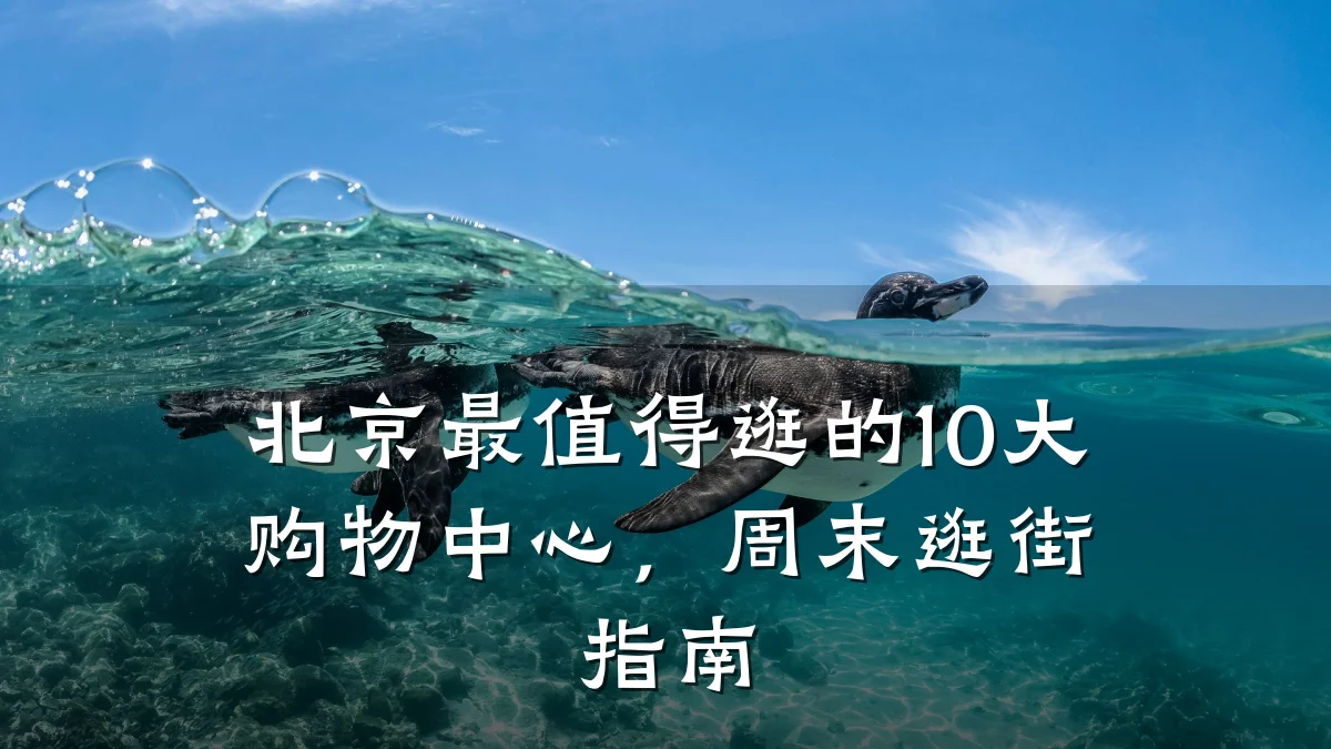 北京最值得逛的10大购物中心,周末逛街指南