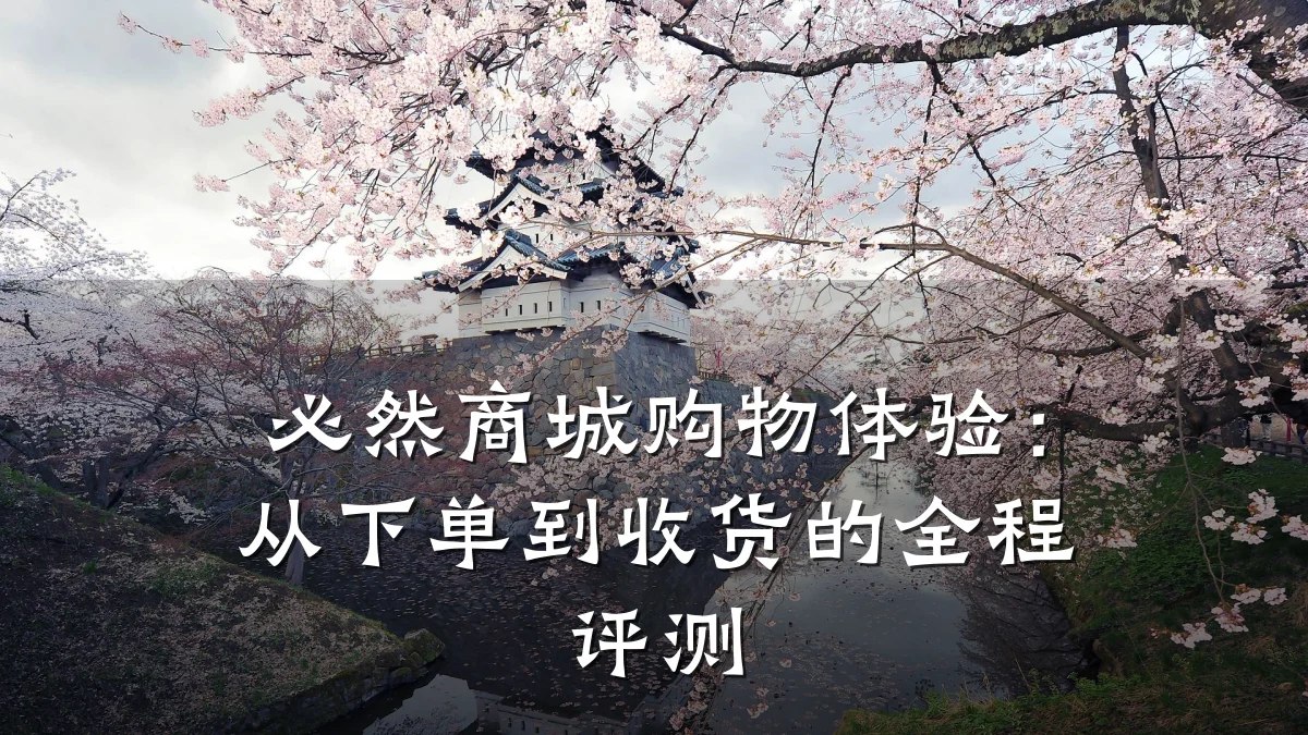 必然商城购物体验：从下单到收货的全程评测