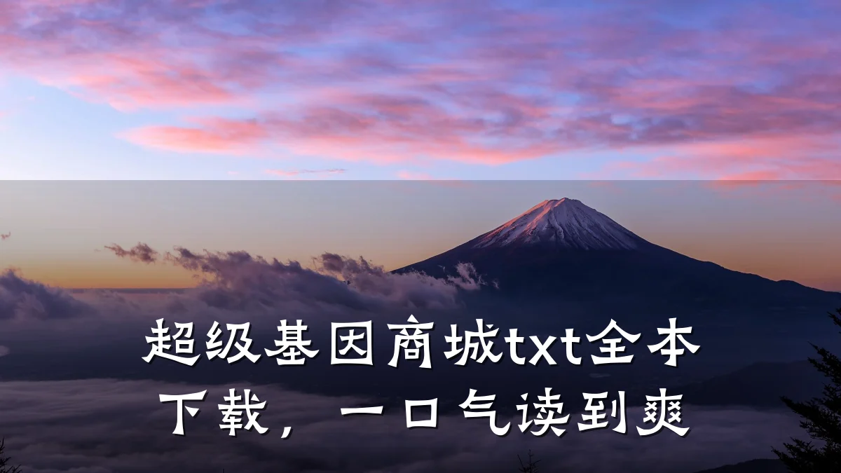 超级基因商城txt全本下载，一口气读到爽