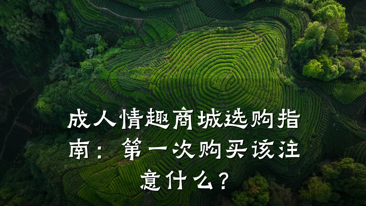 成人情趣商城选购指南:第一次购买该注意什么?