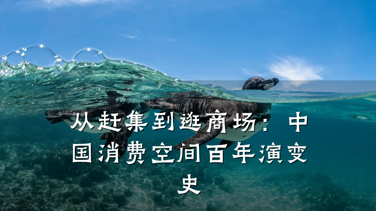 从赶集到逛商场:中国消费空间百年演变史
