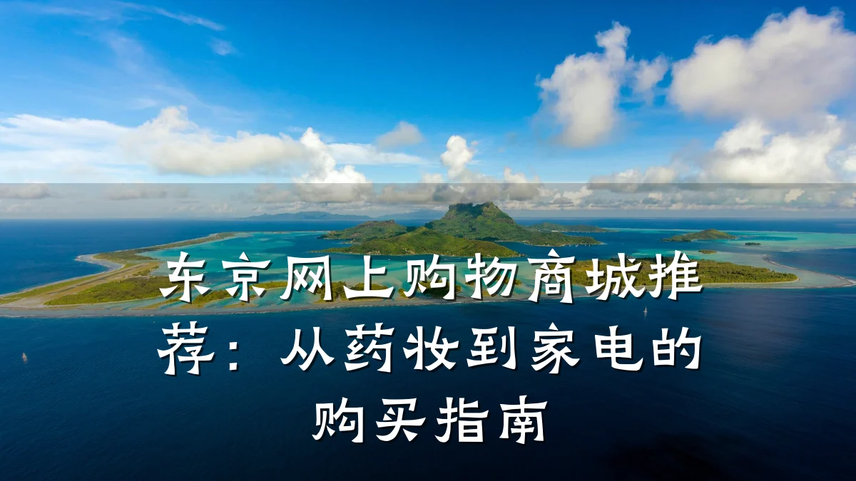 东京网上购物商城推荐：从药妆到家电的购买指南