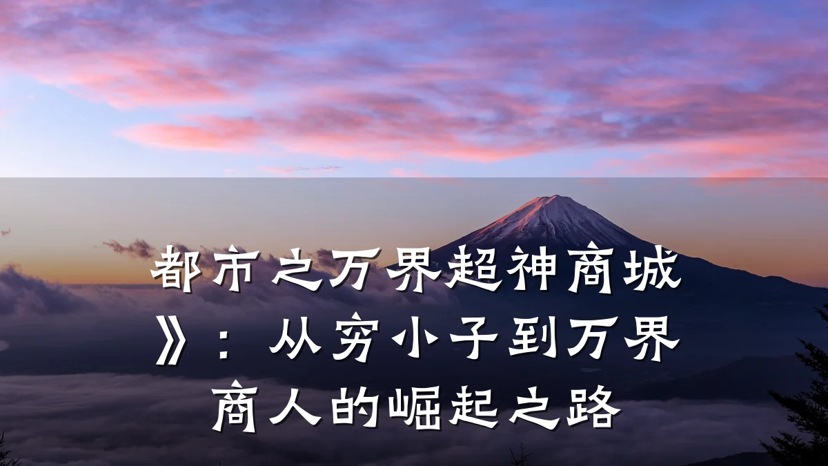 都市之万界超神商城》:从穷小子到万界商人的崛起之路