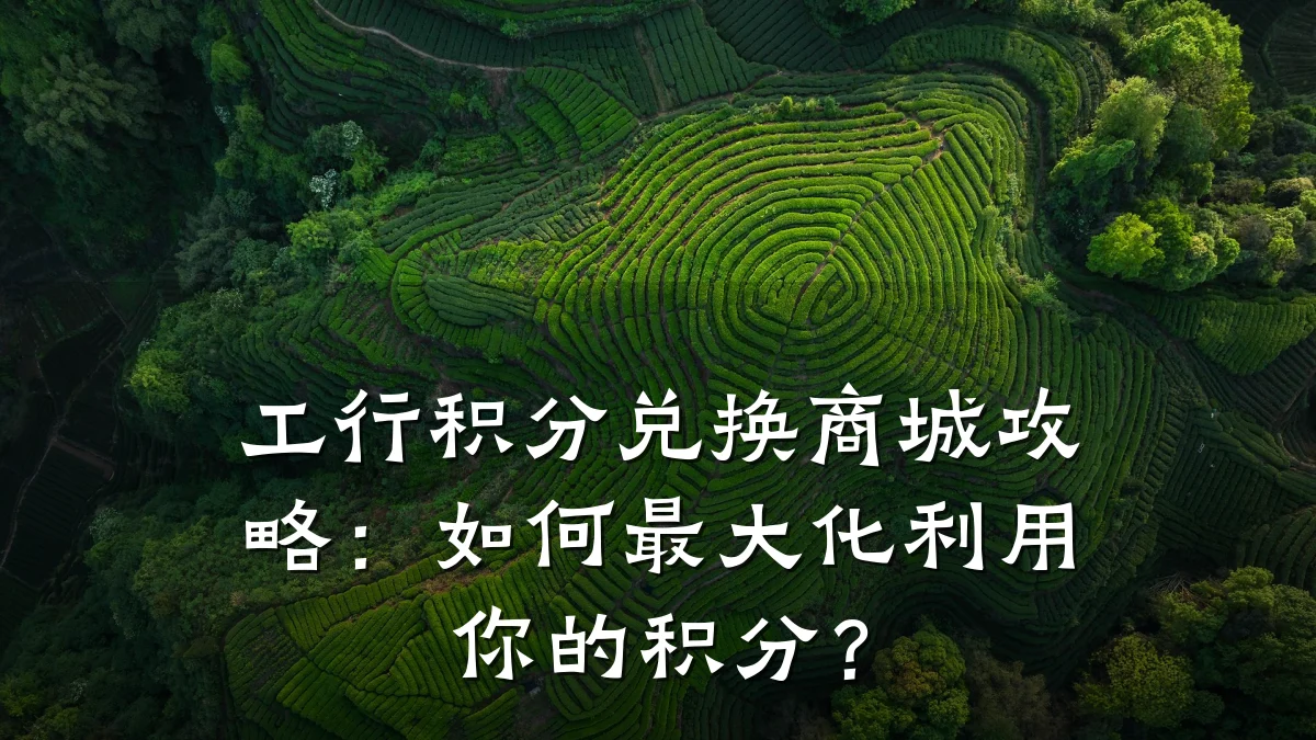 工行积分兑换商城攻略:如何最大化利用你的积分?