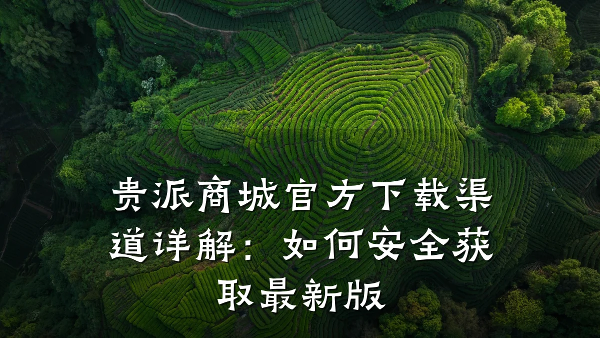 贵派商城官方下载渠道详解:如何安全获取最新版