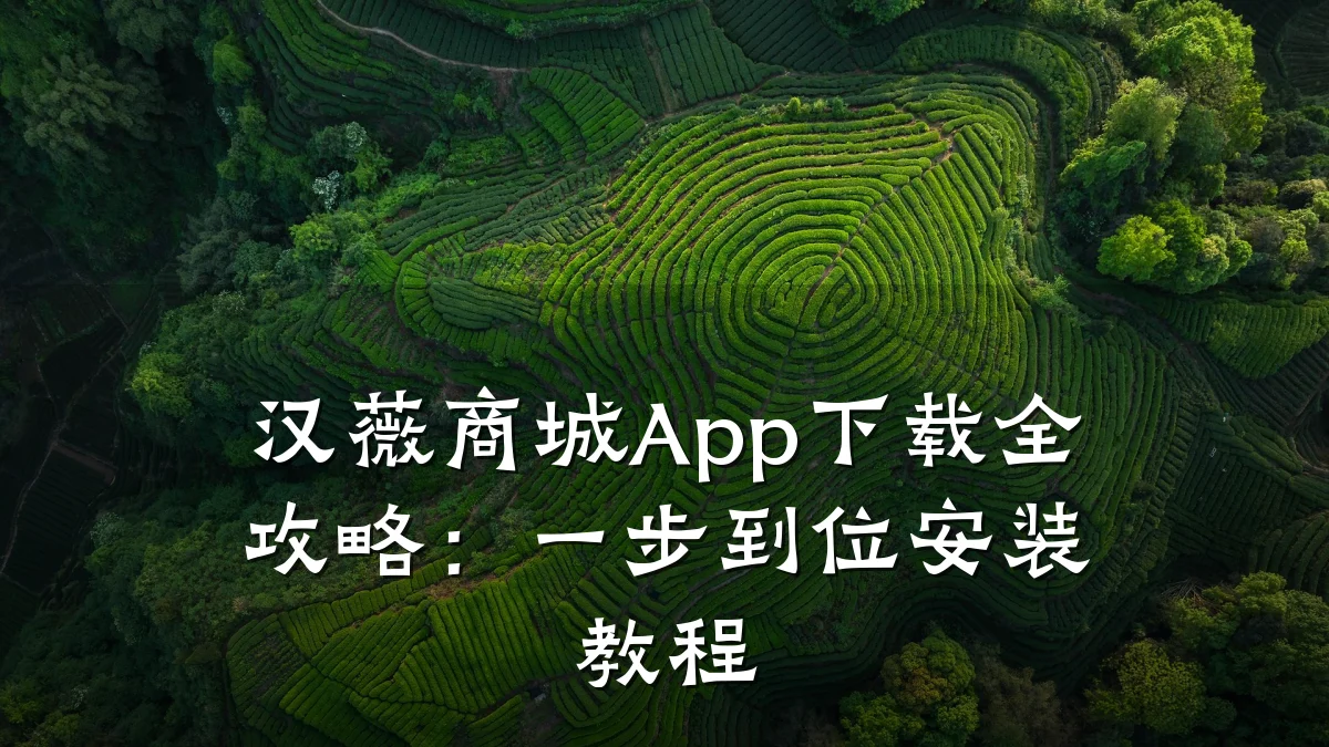 汉薇商城App下载全攻略：一步到位安装教程