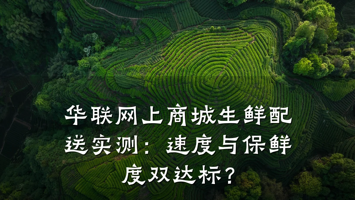 华联网上商城生鲜配送实测：速度与保鲜度双达标？