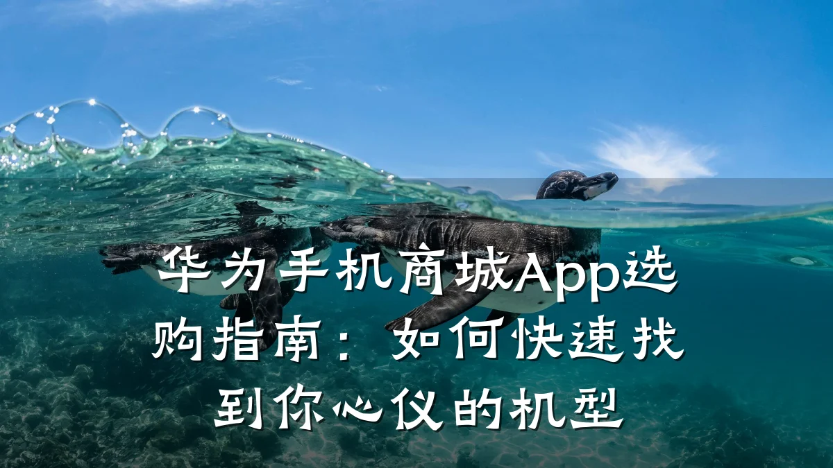 华为手机商城App选购指南：如何快速找到你心仪的机型