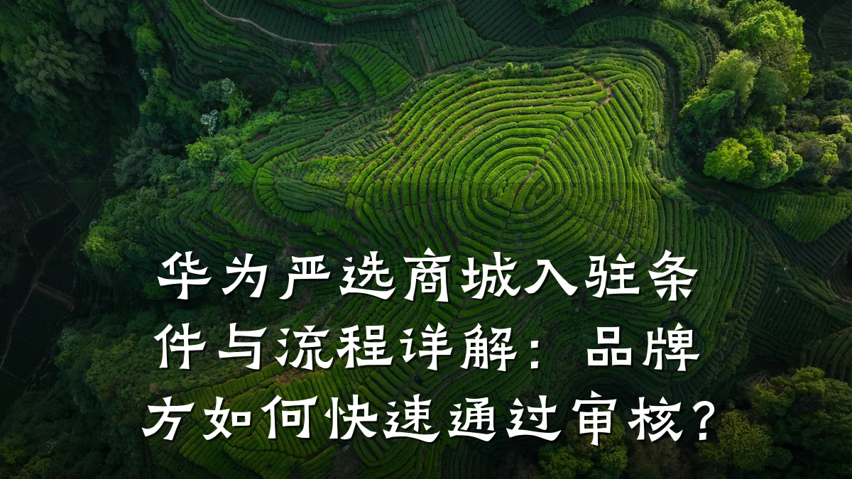 华为严选商城入驻条件与流程详解：品牌方如何快速通过审核？