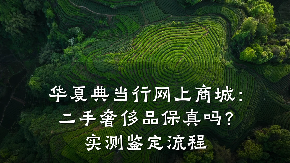 华夏典当行网上商城：二手奢侈品保真吗？实测鉴定流程