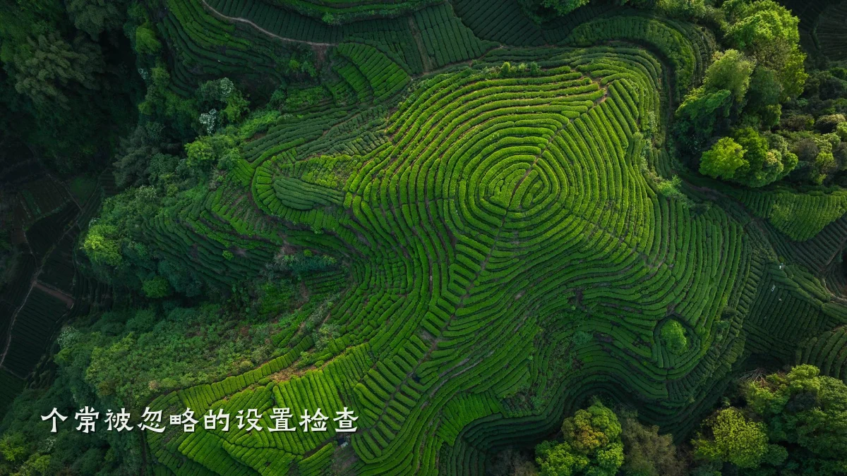 个常被忽略的设置检查