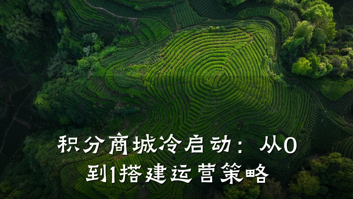 积分商城冷启动：从0到1搭建运营策略