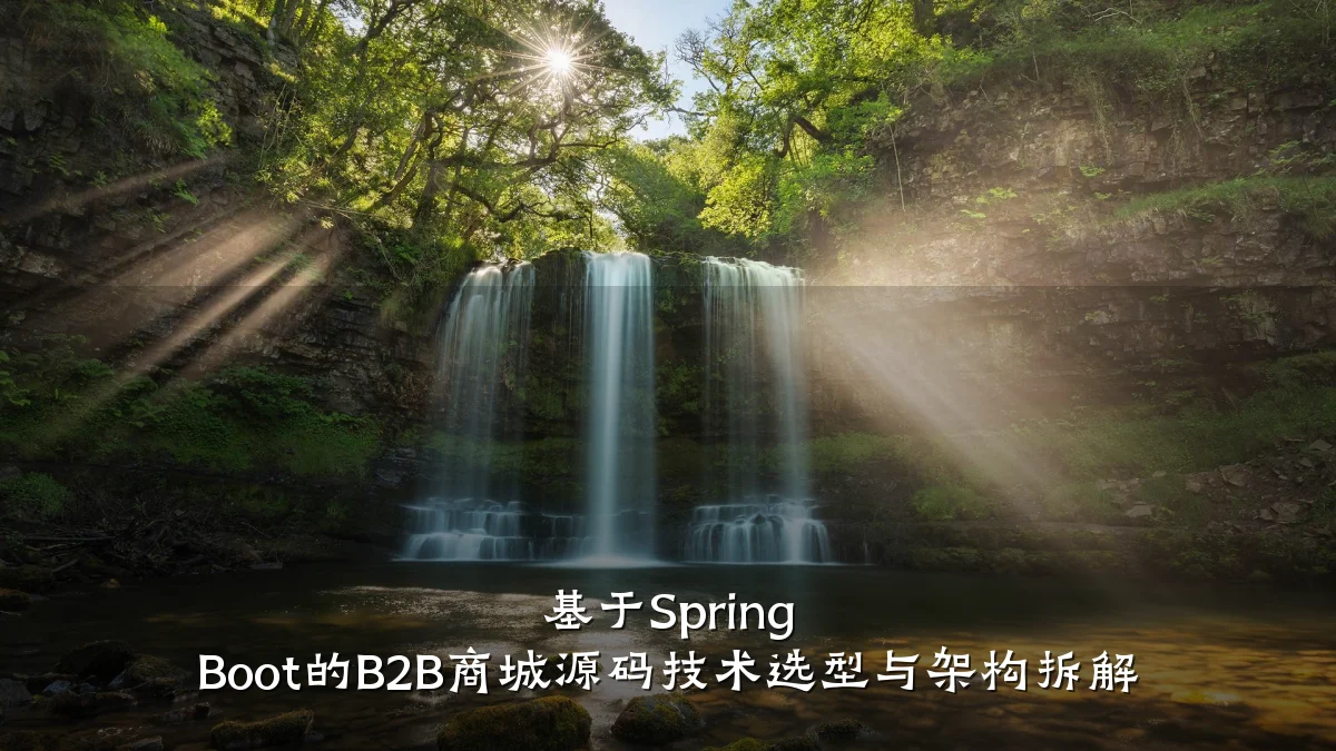 基于Spring Boot的B2B商城源码技术选型与架构拆解